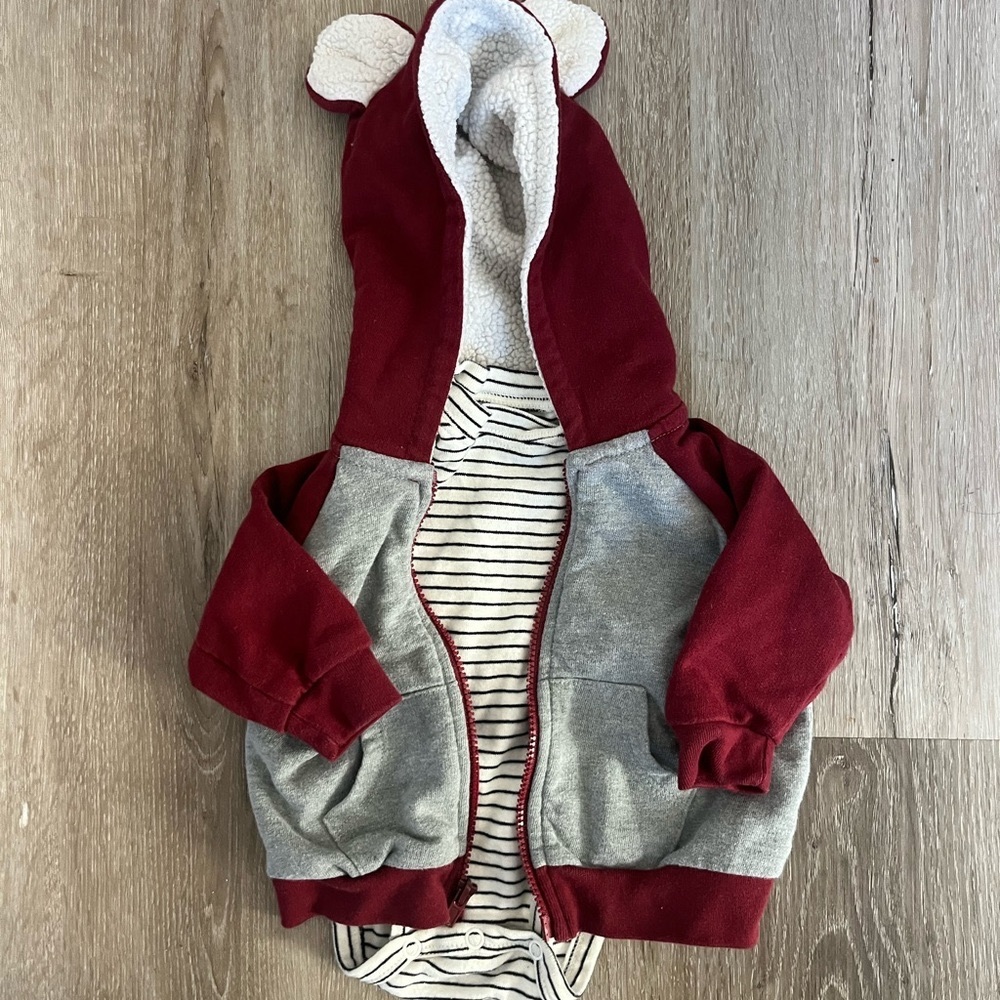 Cat & Jack Infant Sweatshirt with Carters Onesie